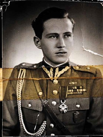 Ppor. Jerzy Przerwa Fot. Zbiory autora, repr. Krzysztof M. Kaźmierczak